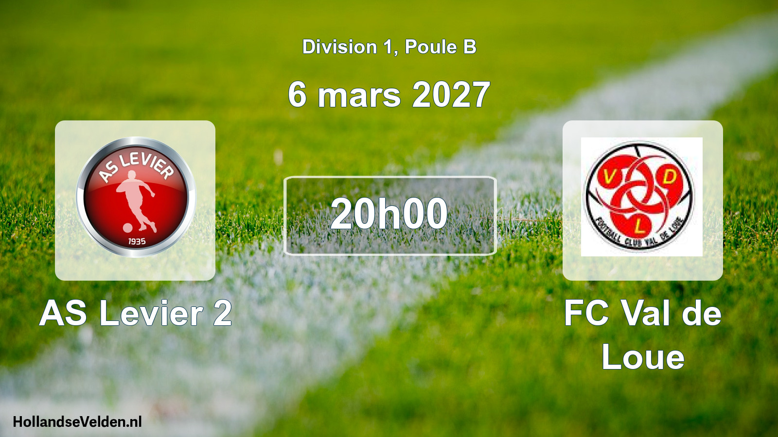 Match programmé: AS Levier 2 - FC Val de Loue (6 mars 2027)