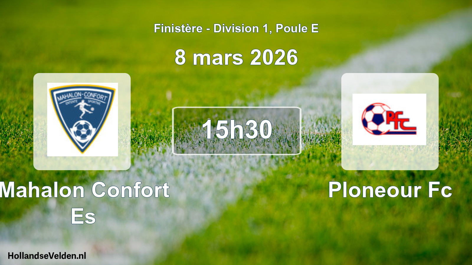 Scheduled Match: Mahalon Confort Es - Ploneour Fc (8 March 2026)