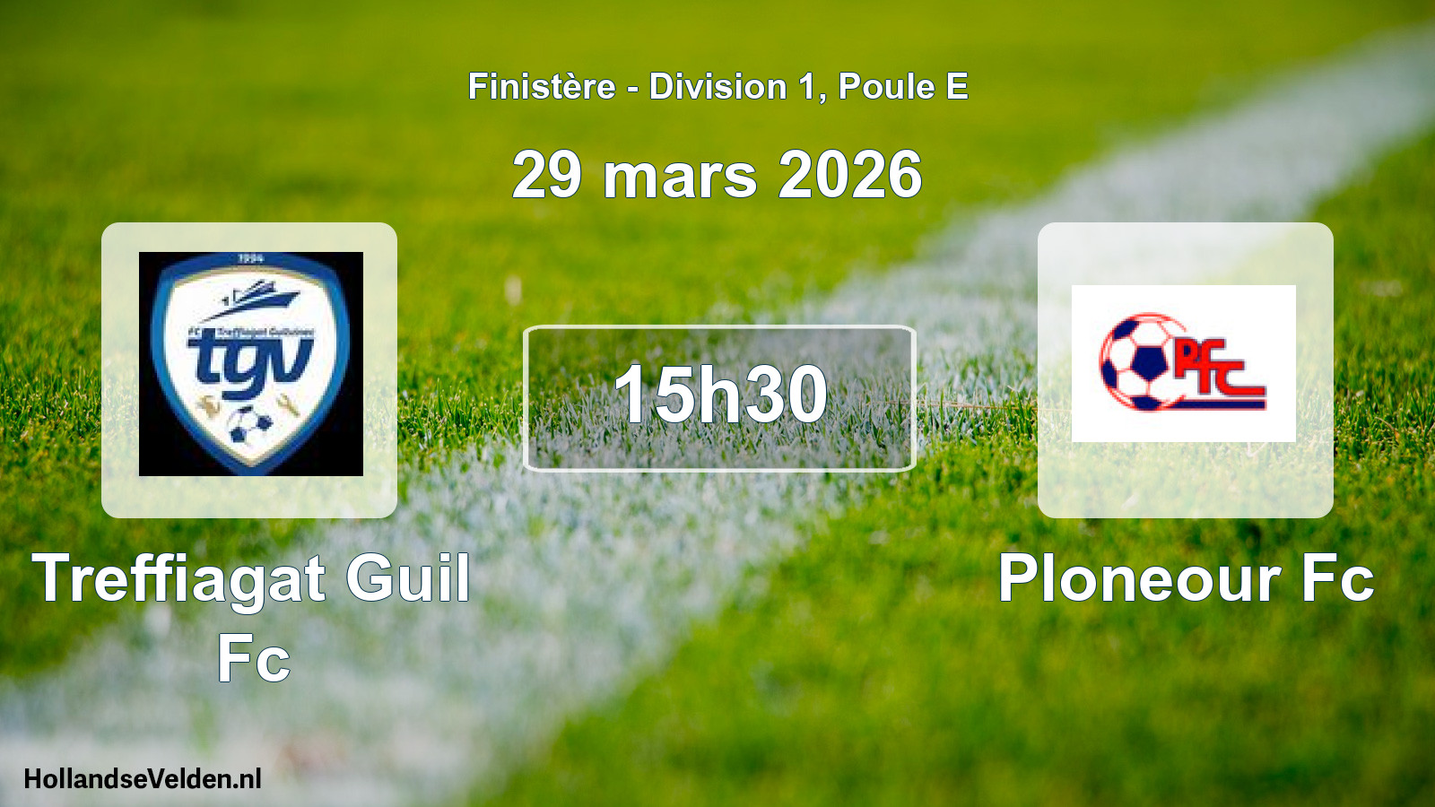 Geplande wedstrijd: Treffiagat Guil Fc - Ploneour Fc (29 maart 2026)