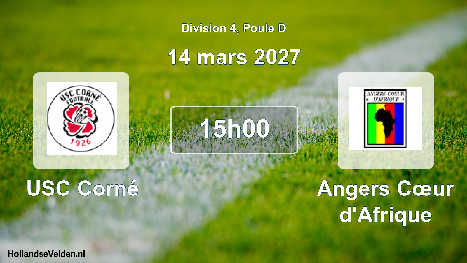 Scheduled Match: USC Corné - Angers Cœur d'Afrique (14 March 2027)