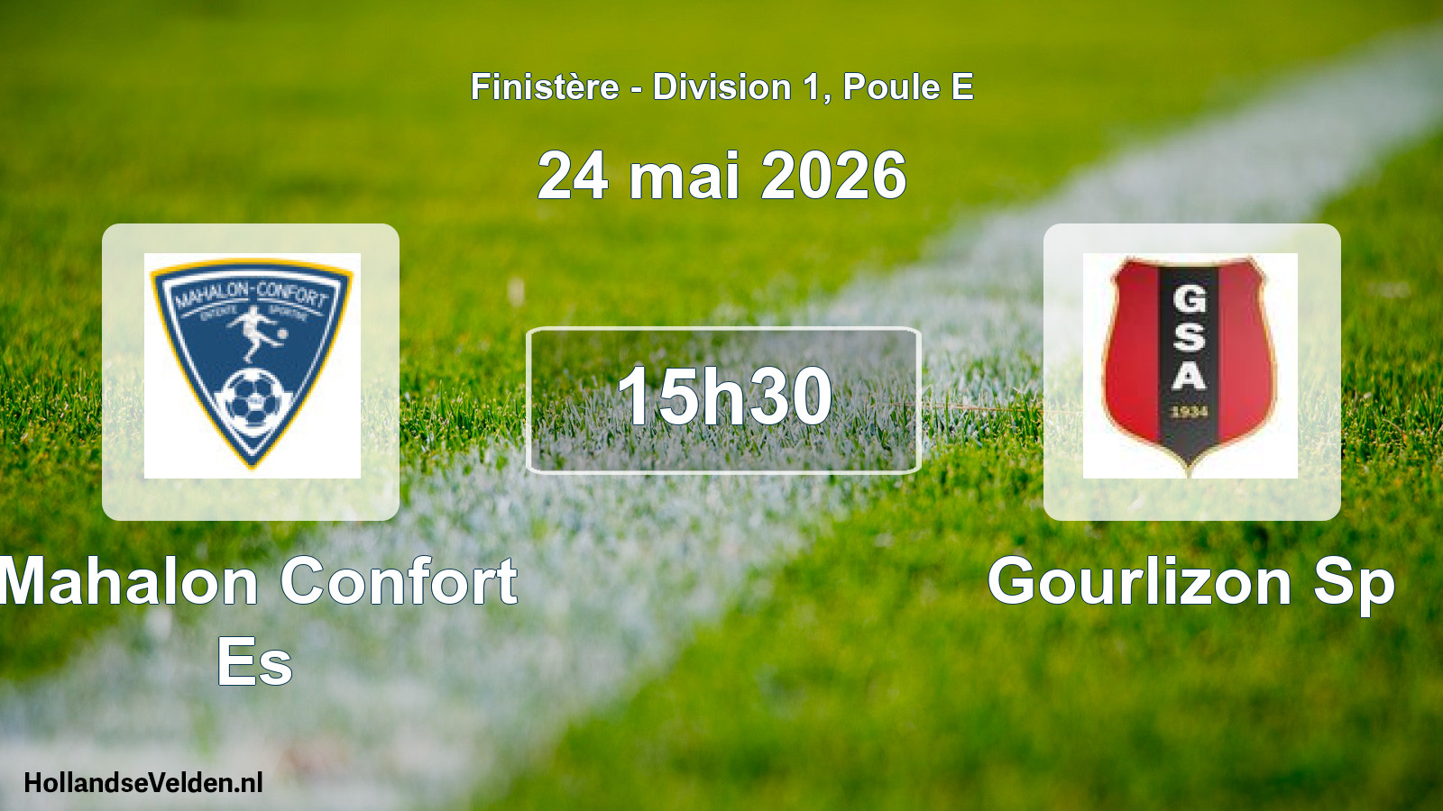 Geplande wedstrijd: Mahalon Confort Es - Gourlizon Sp (24 mei 2026)