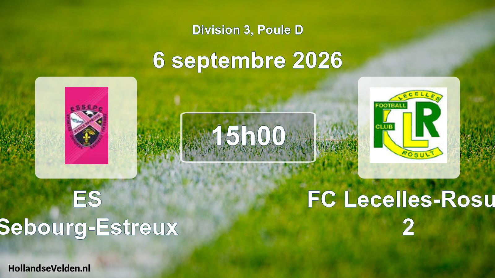 Scheduled Match: ES Sebourg-Estreux - FC Lecelles-Rosult 2 (6 September 2026)