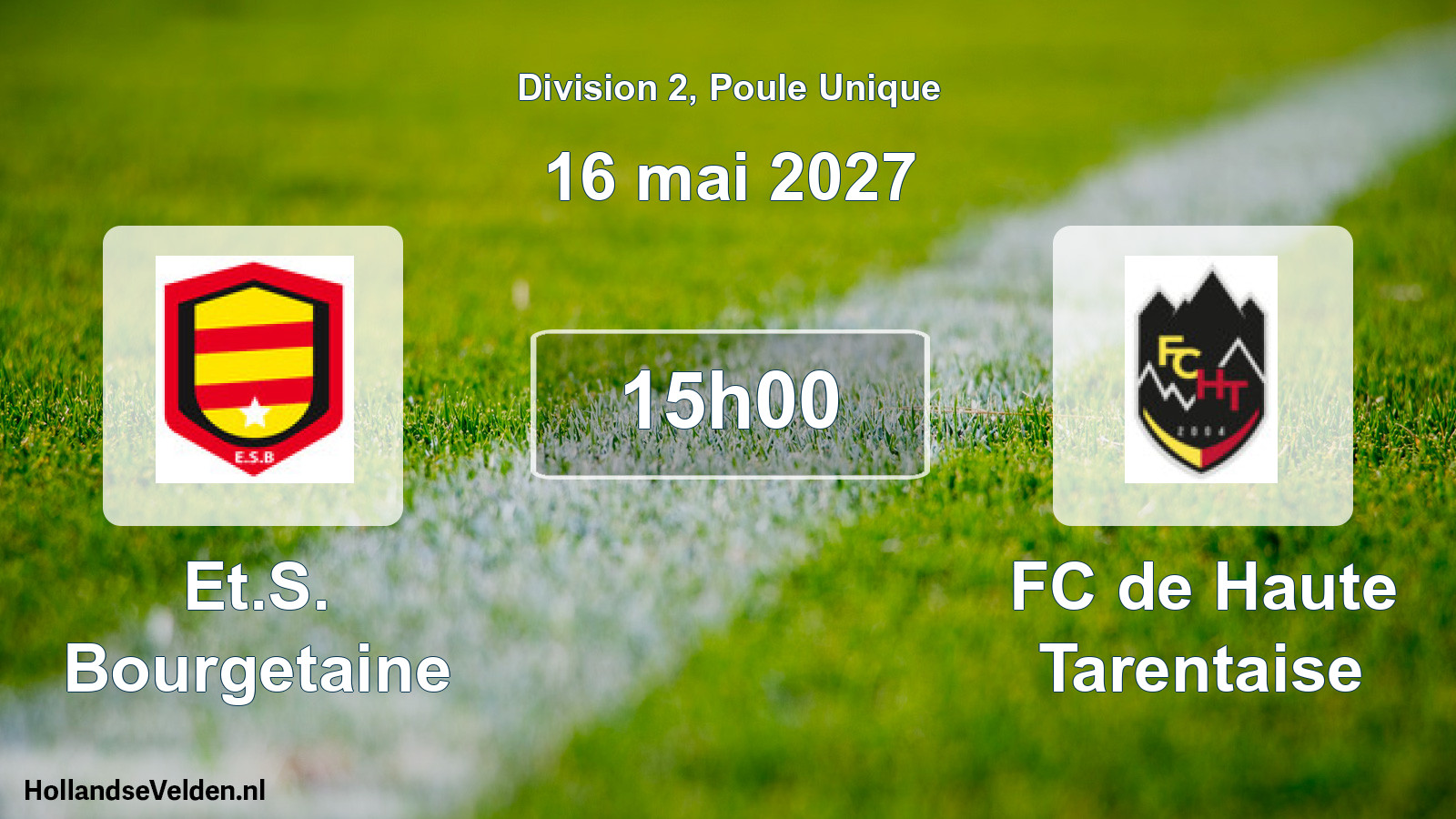 Scheduled Match: Et.S. Bourgetaine - FC de Haute Tarentaise (16 May 2027)