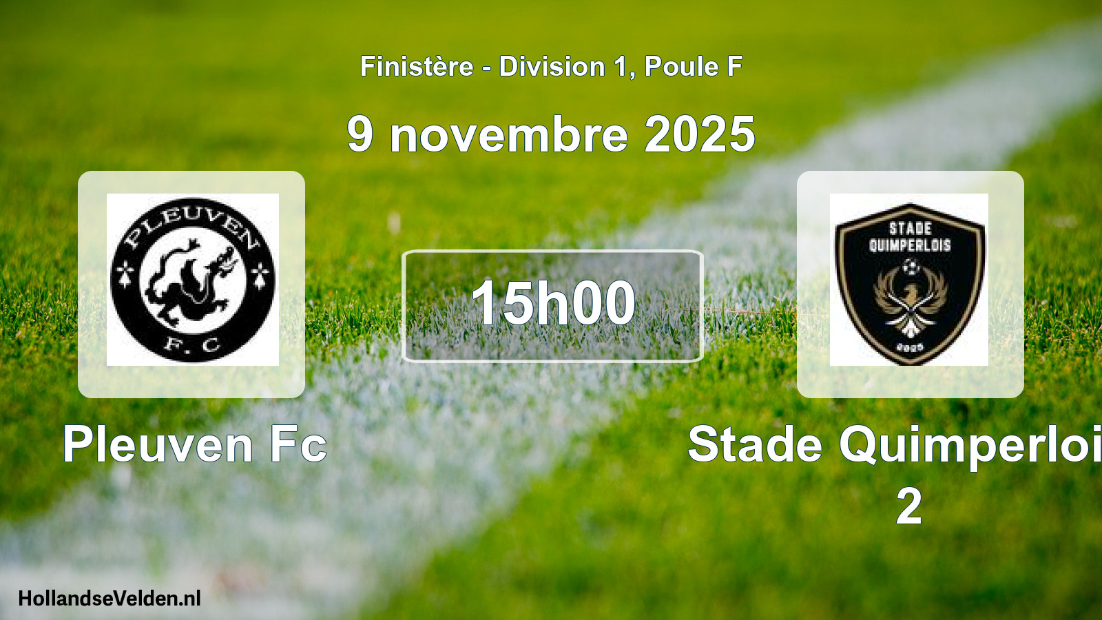 Scheduled Match: Pleuven Fc - Stade Quimperlois 2 (9 November 2025)
