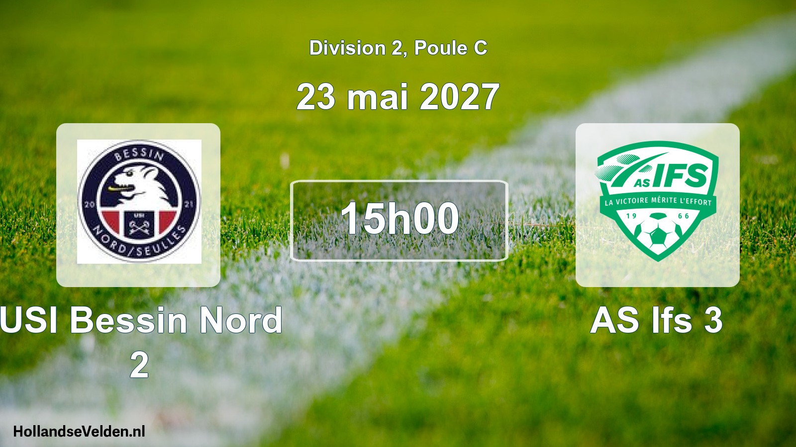 Match programmé: USI Bessin Nord 2 - AS Ifs 3 (23 mai 2027)