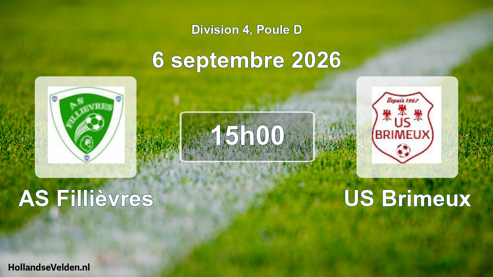 Scheduled Match: AS Fillièvres - US Brimeux (6 September 2026)