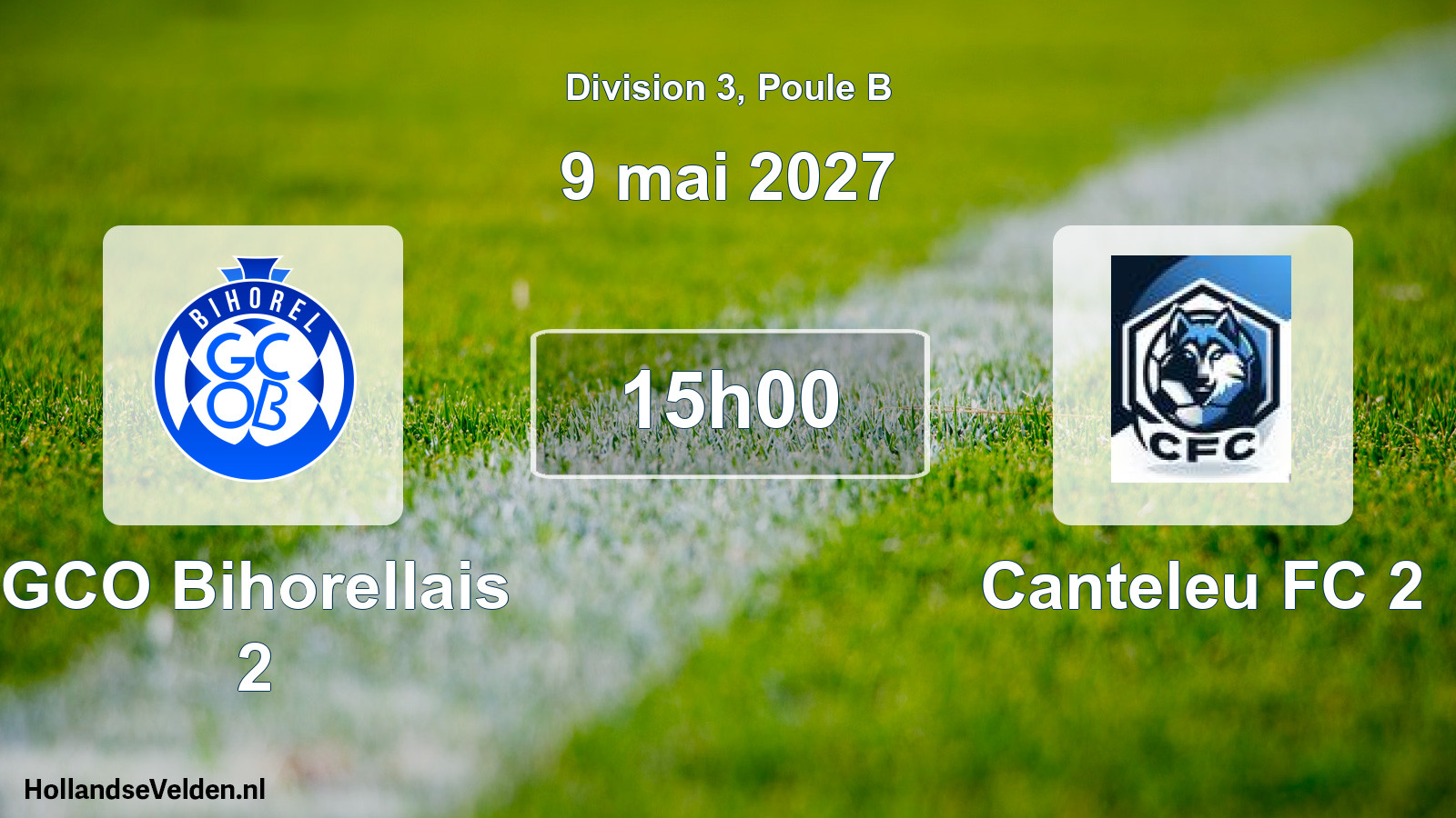 Scheduled Match: GCO Bihorellais 2 - Canteleu FC 2 (9 May 2027)