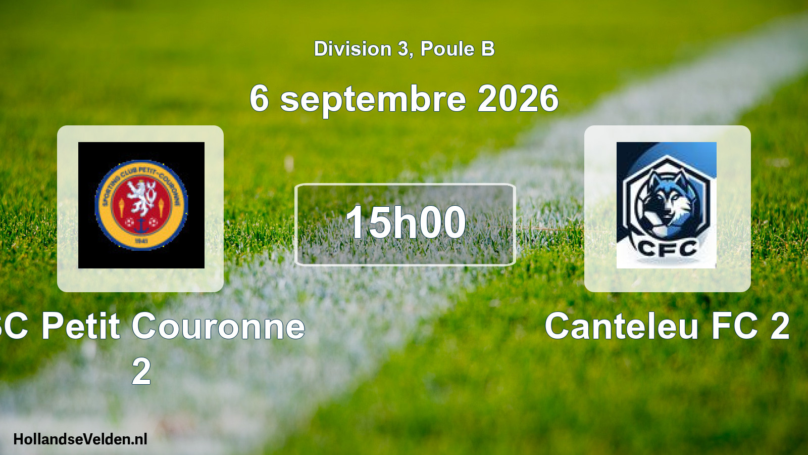 Scheduled Match: SC Petit Couronne 2 - Canteleu FC 2 (6 September 2026)