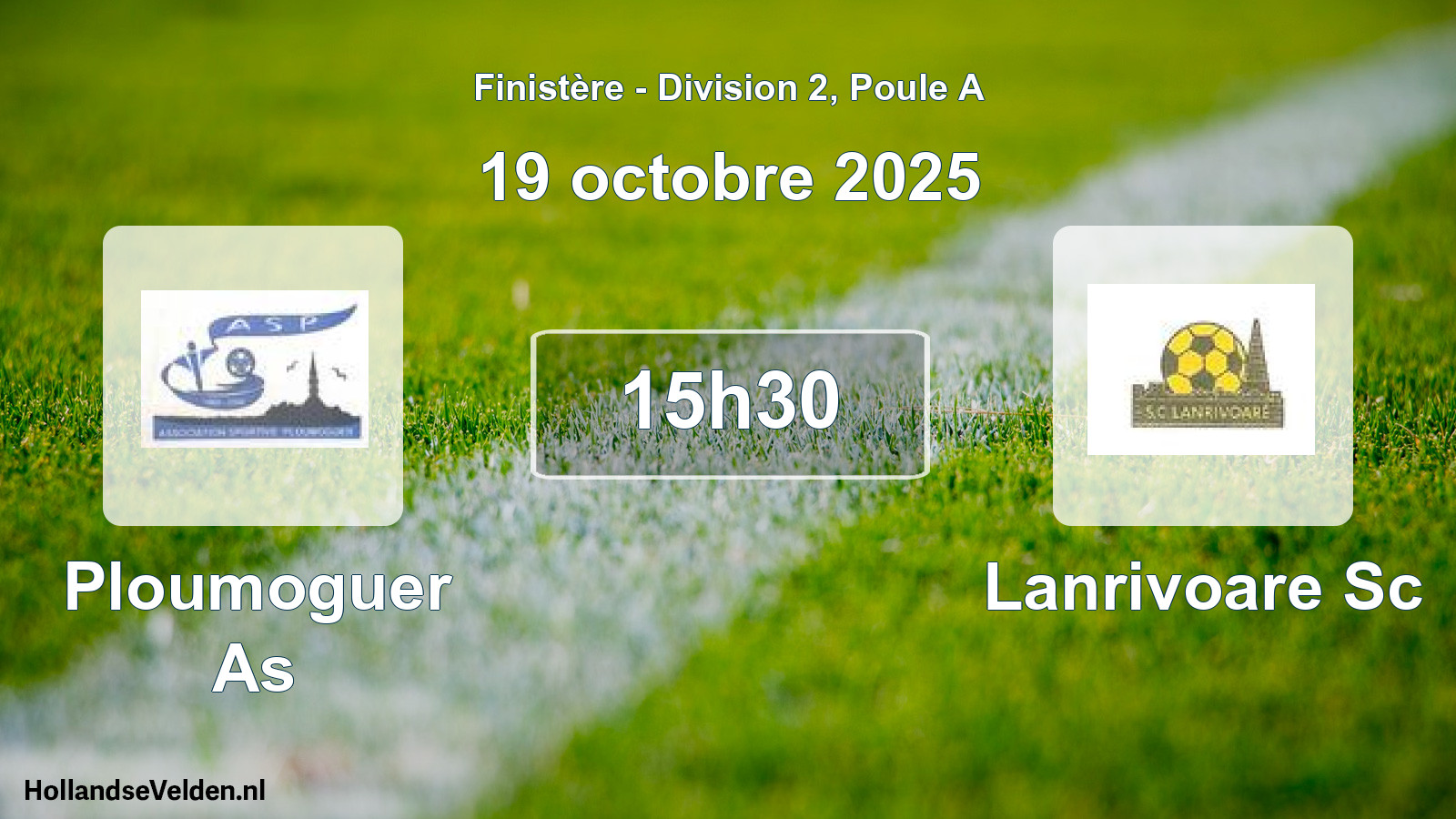 Geplande wedstrijd: Ploumoguer As - Lanrivoare Sc (19 oktober 2025)