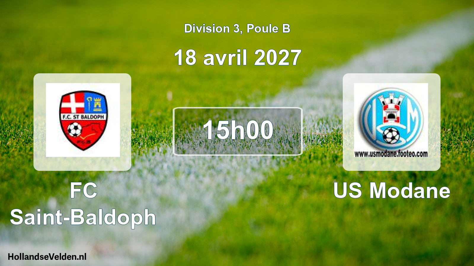 Match programmé: FC Saint-Baldoph - US Modane (18 avril 2027)