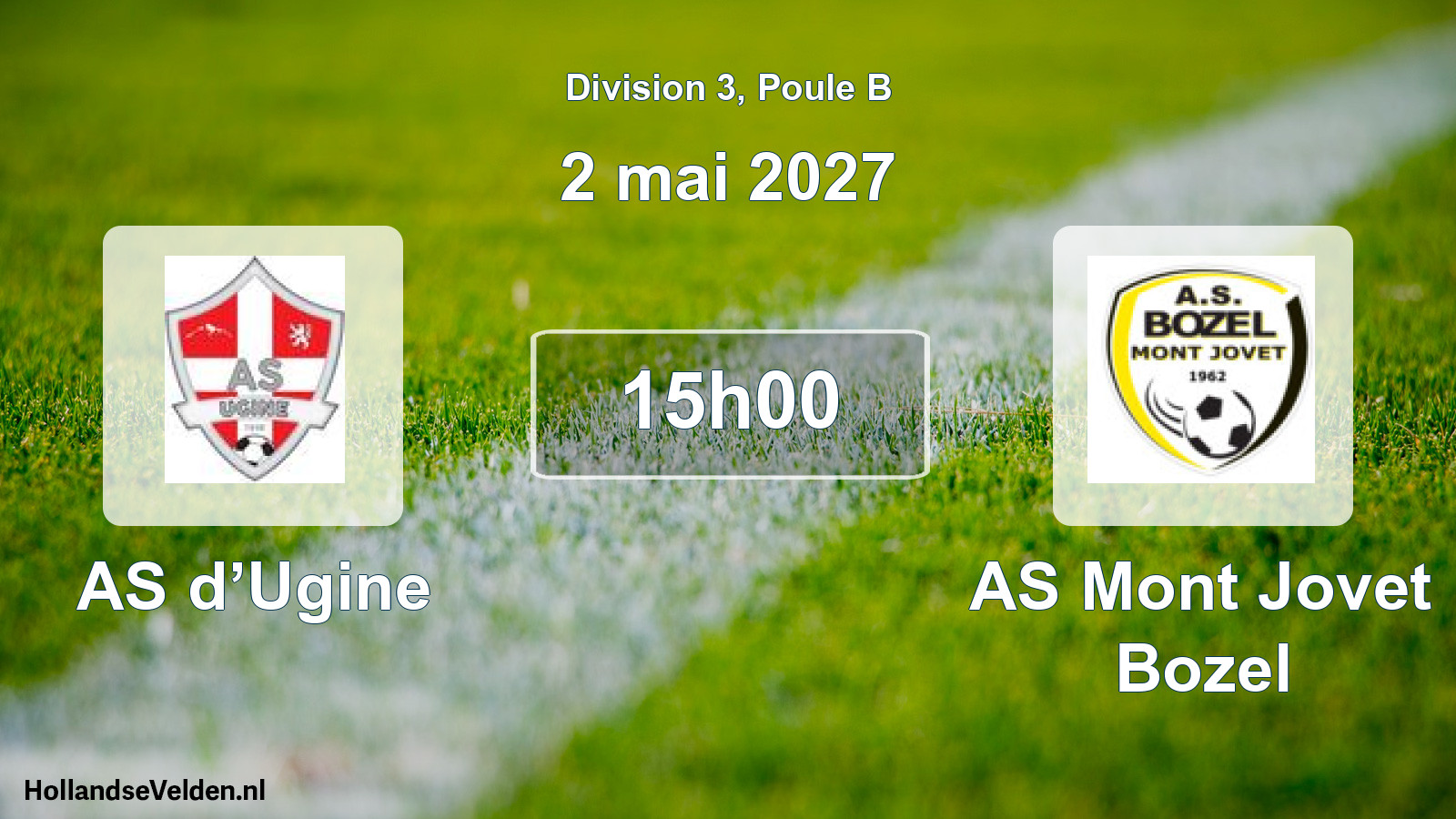 Match programmé: AS d’Ugine - AS Mont Jovet Bozel (2 mai 2027)