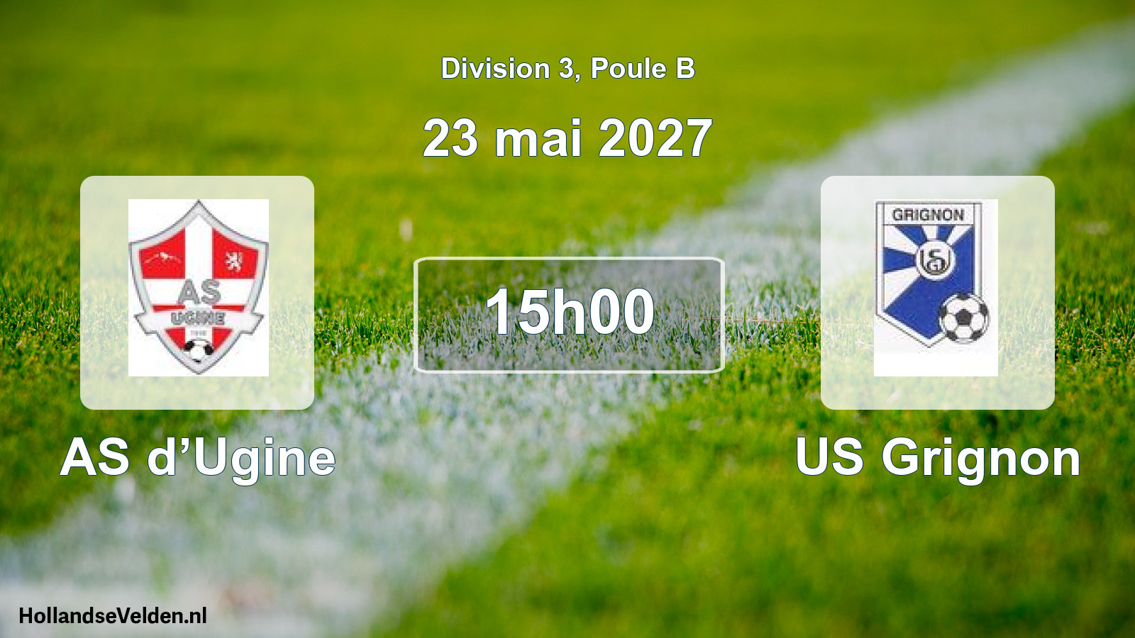 Scheduled Match: AS d’Ugine - US Grignon (23 May 2027)