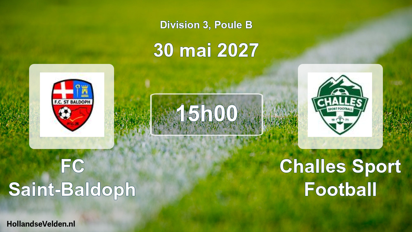 Scheduled Match: FC Saint-Baldoph - Challes Sport Football (30 May 2027)