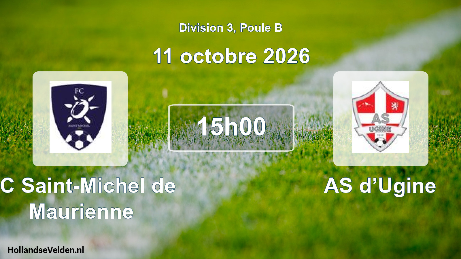 Scheduled Match: FC Saint-Michel de Maurienne - AS d’Ugine (11 October 2026)