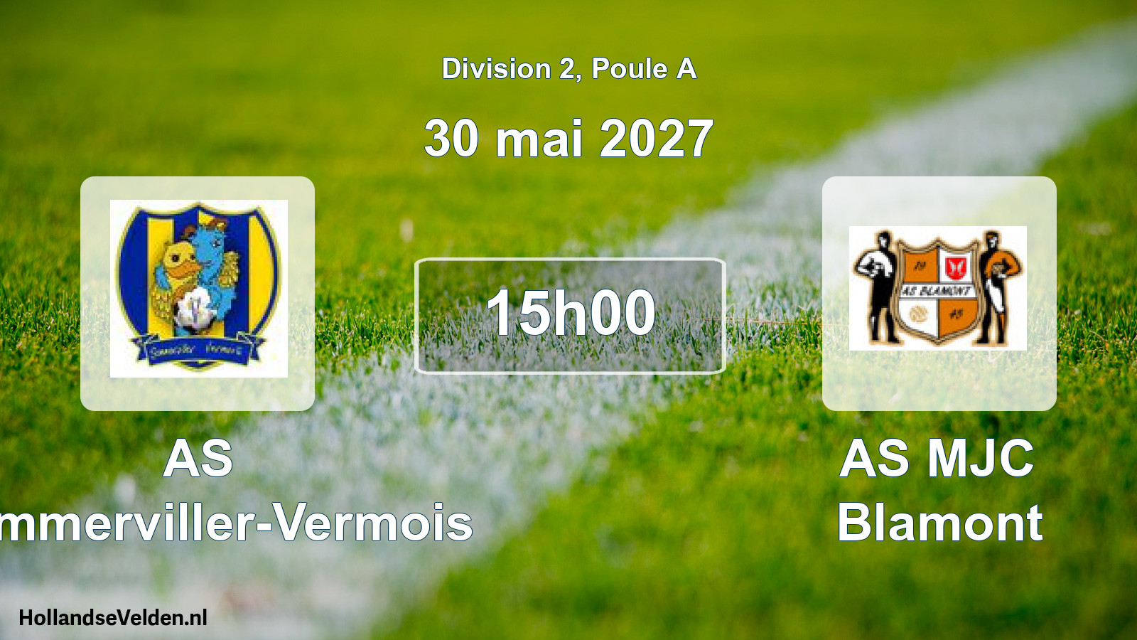 Scheduled Match: AS Sommerviller-Vermois - AS MJC Blamont (30 May 2027)