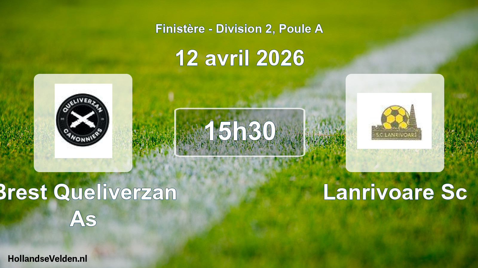 Scheduled Match: Brest Queliverzan As - Lanrivoare Sc (12 April 2026)