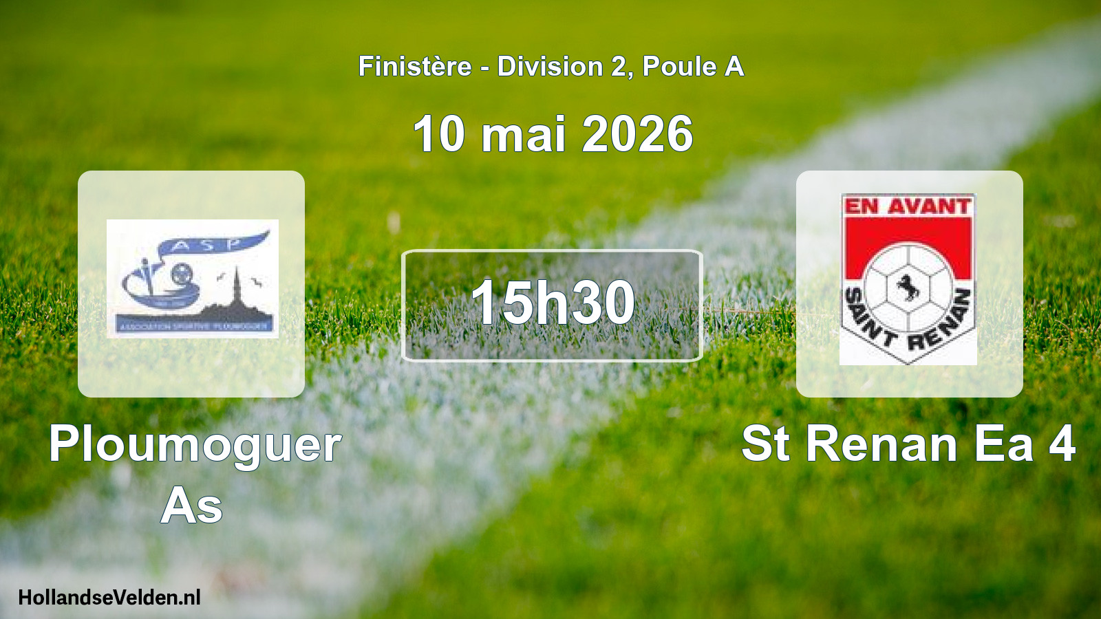 Geplande wedstrijd: Ploumoguer As - St Renan Ea 4 (10 mai 2026)