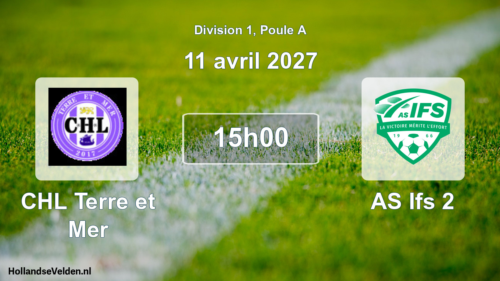 Scheduled Match: CHL Terre et Mer - AS Ifs 2 (11 April 2027)