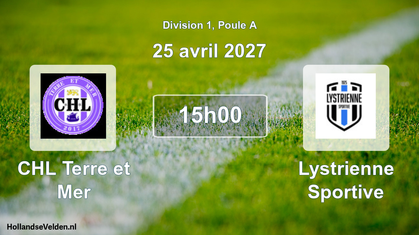 Scheduled Match: CHL Terre et Mer - Lystrienne Sportive (25 April 2027)