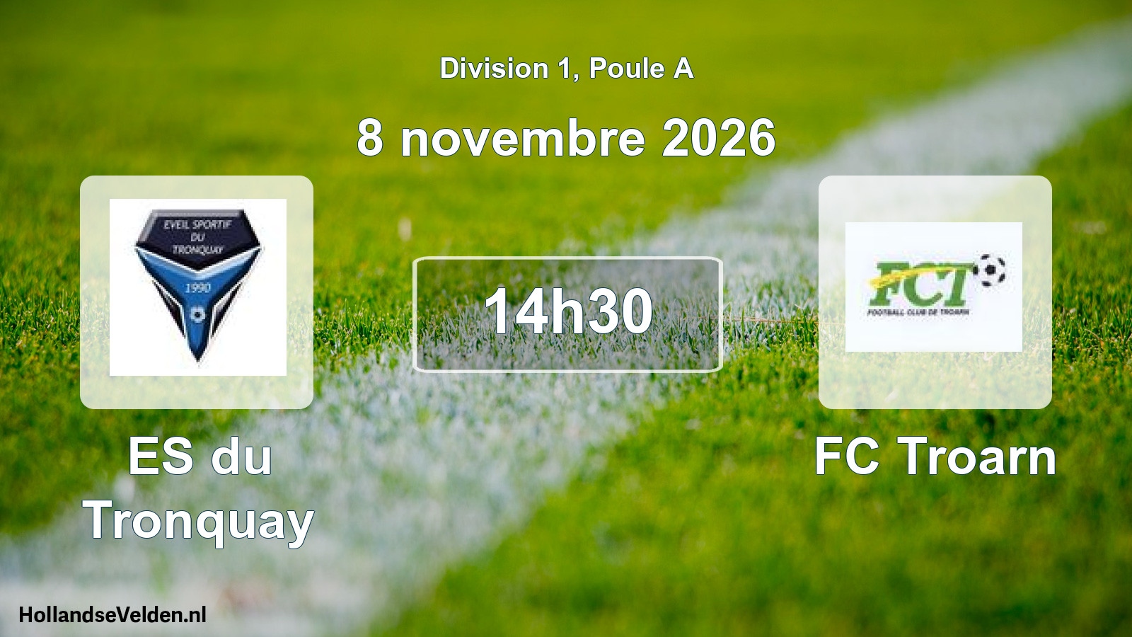 Scheduled Match: ES du Tronquay - FC Troarn (8 November 2026)