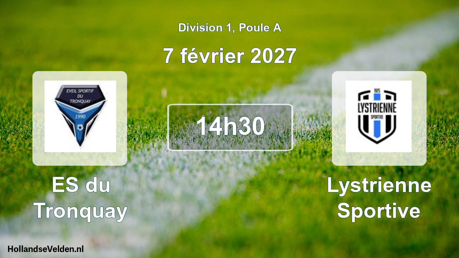 Scheduled Match: ES du Tronquay - Lystrienne Sportive (7 February 2027)