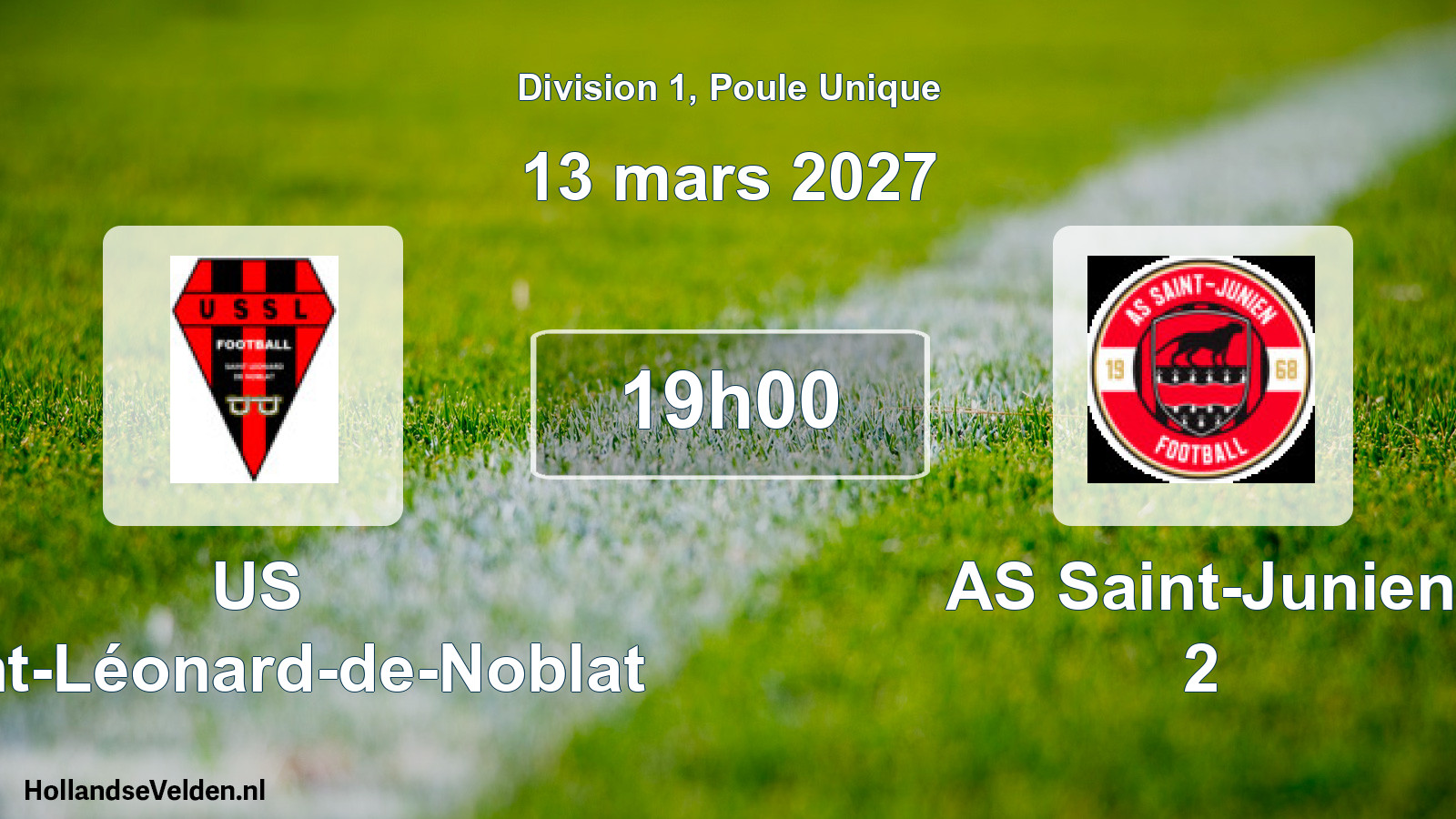 Scheduled Match: US Saint-Léonard-de-Noblat - AS Saint-Junien 2 (13 March 2027)
