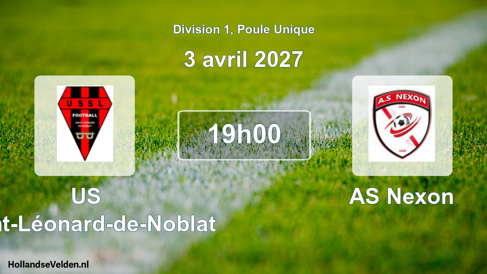 Scheduled Match: US Saint-Léonard-de-Noblat - AS Nexon (3 April 2027)
