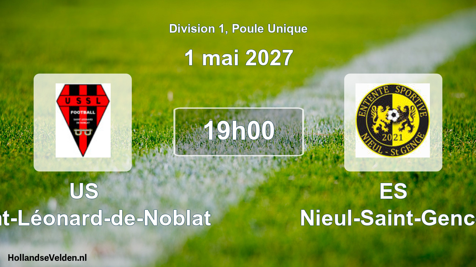 Scheduled Match: US Saint-Léonard-de-Noblat - ES Nieul-Saint-Gence (1 May 2027)