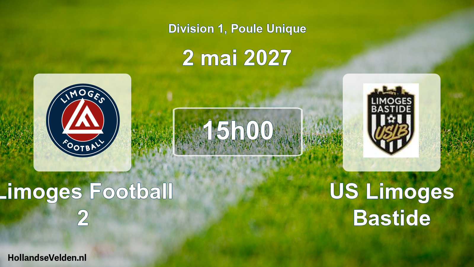Scheduled Match: Limoges Football 2 - US Limoges Bastide (2 May 2027)