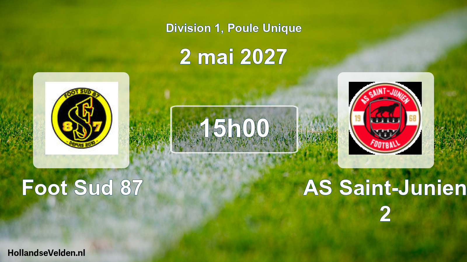Scheduled Match: Foot Sud 87 - AS Saint-Junien 2 (2 May 2027)