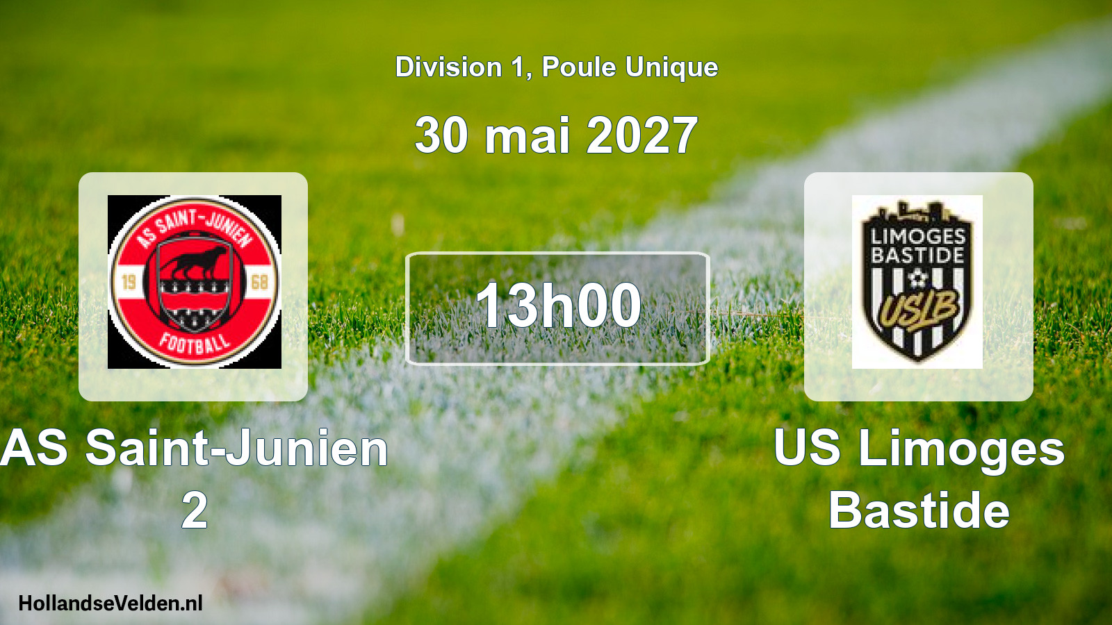 Scheduled Match: AS Saint-Junien 2 - US Limoges Bastide (30 May 2027)