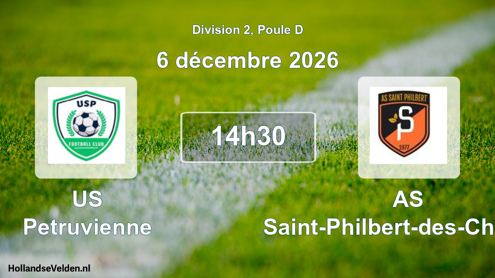 Match programmé: US Petruvienne - AS Saint-Philbert-des-Champs (6 décembre 2026)