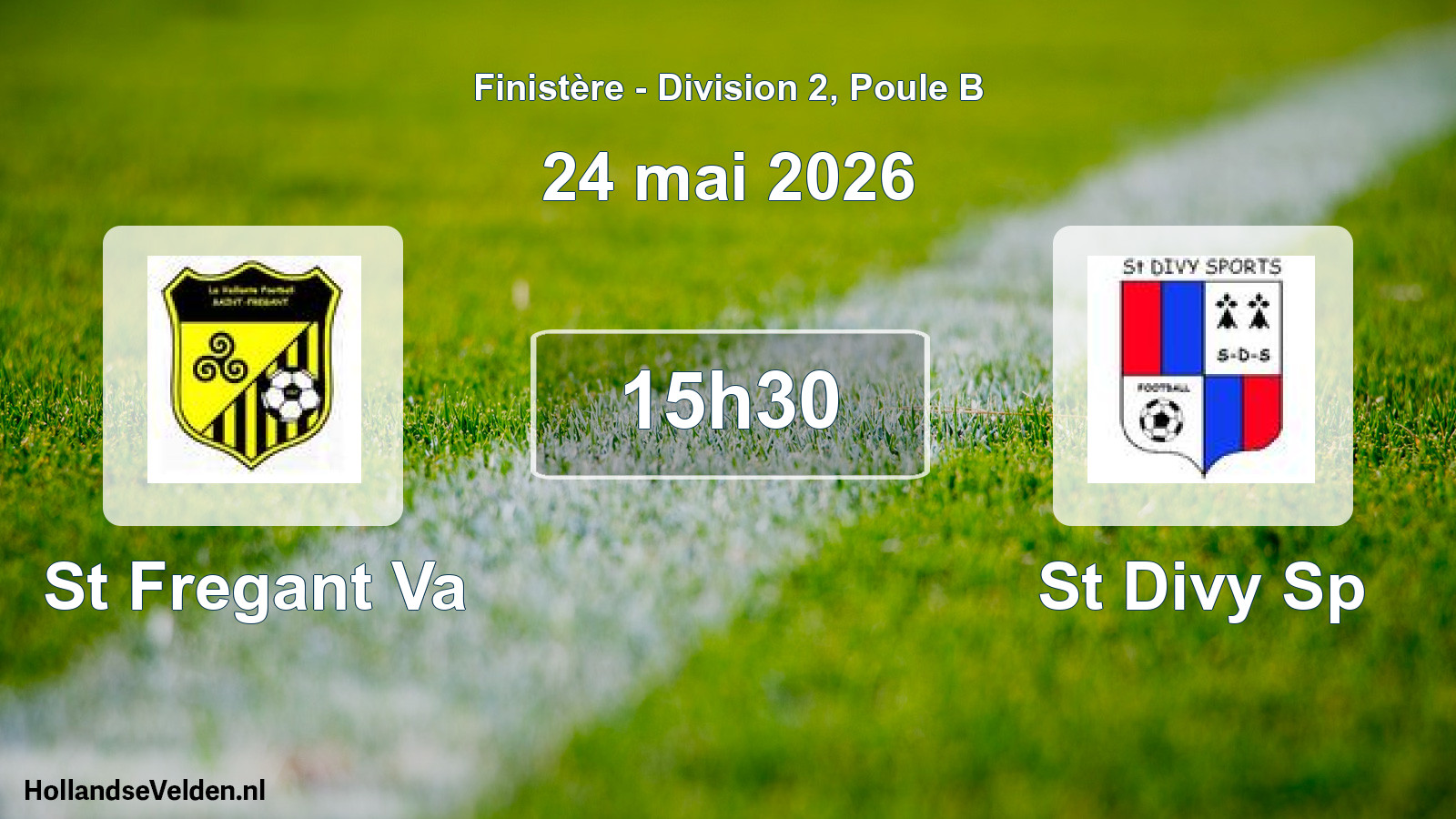 Geplande wedstrijd: St Fregant Va - St Divy Sp (24 mei 2026)
