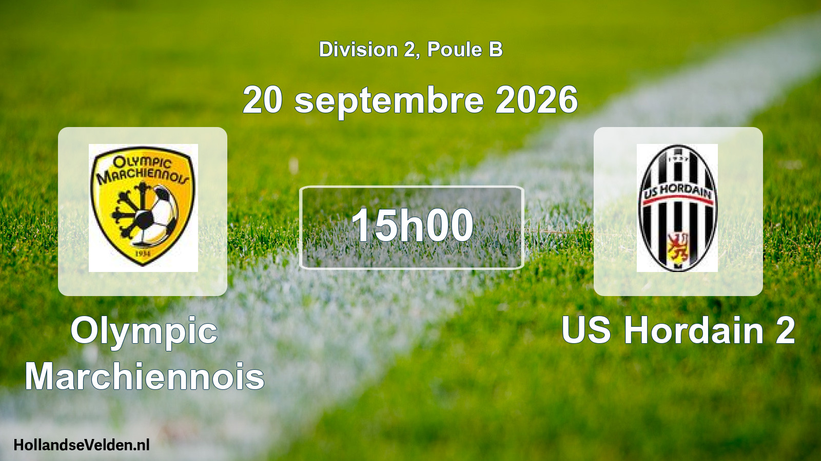 Match programmé: Olympic Marchiennois - US Hordain 2 (20 septembre 2026)