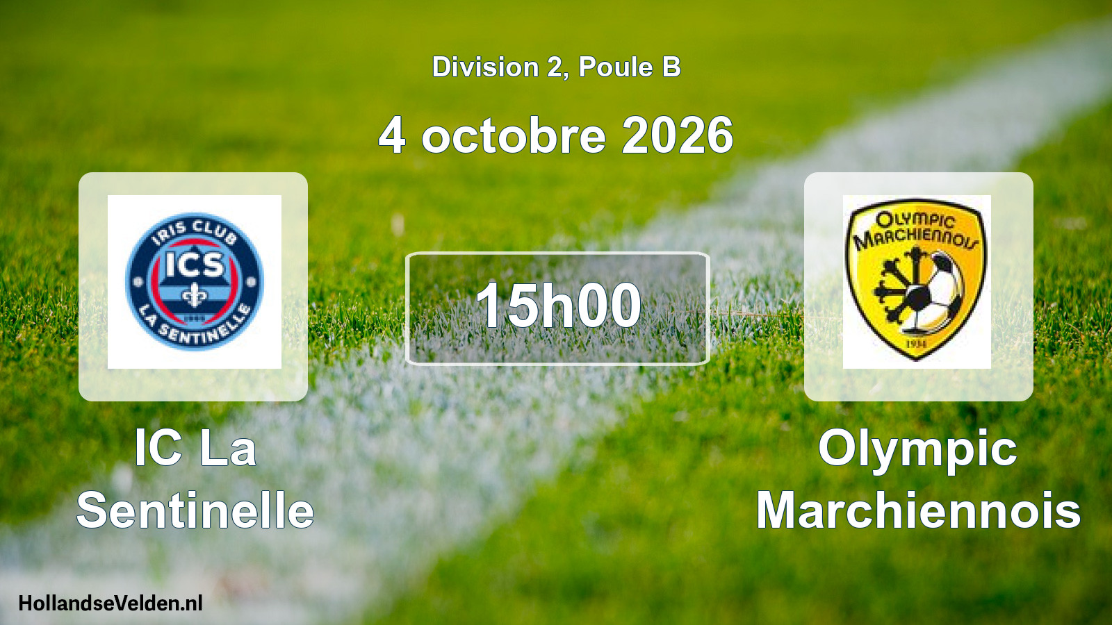 Scheduled Match: IC La Sentinelle - Olympic Marchiennois (4 October 2026)