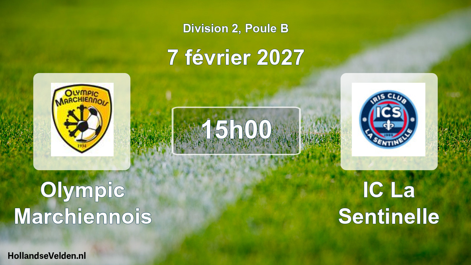 Match programmé: Olympic Marchiennois - IC La Sentinelle (7 février 2027)