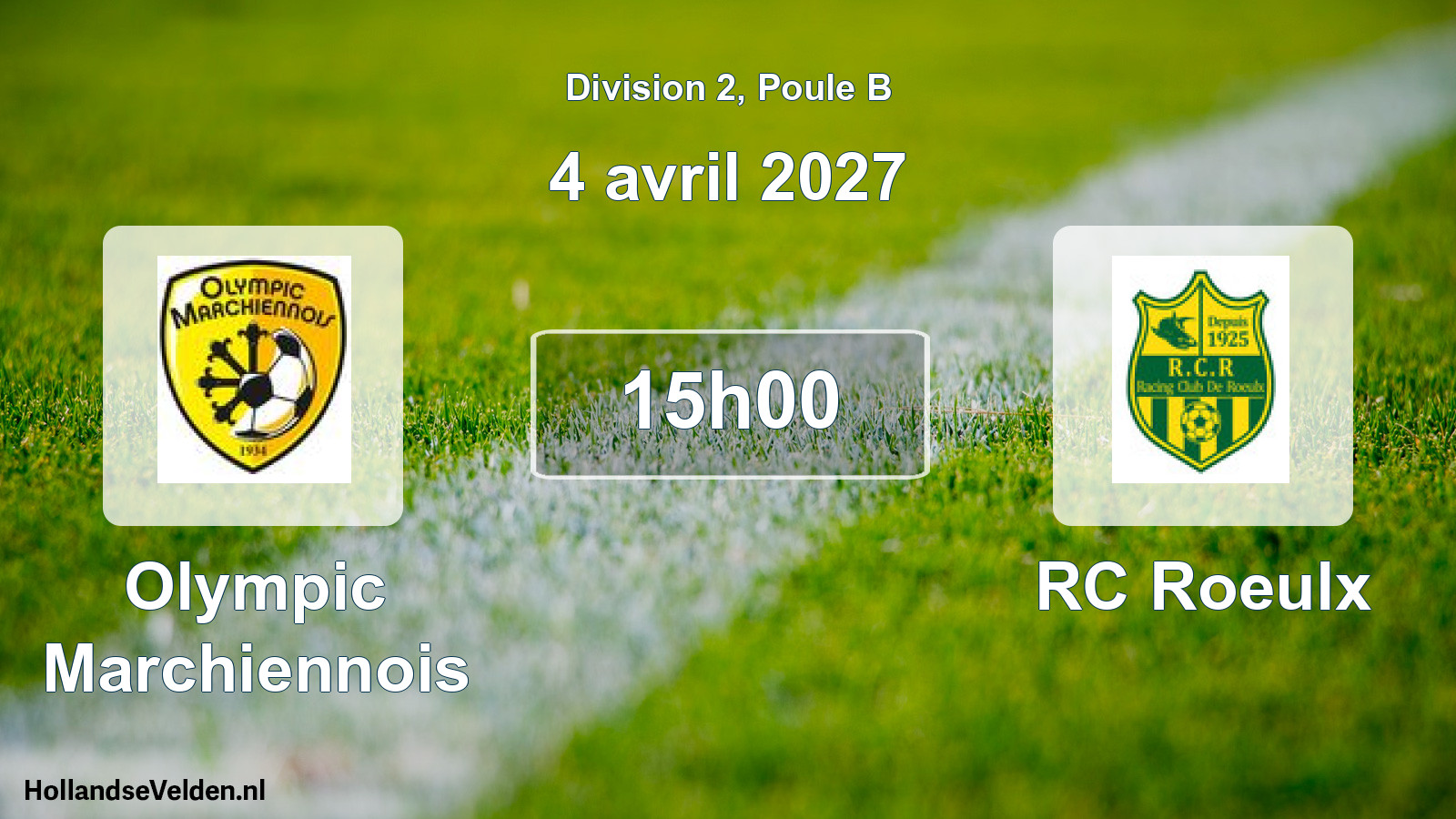 Scheduled Match: Olympic Marchiennois - RC Roeulx (4 April 2027)