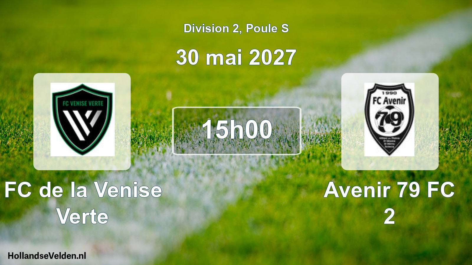 Scheduled Match: FC de la Venise Verte - Avenir 79 FC 2 (30 May 2027)