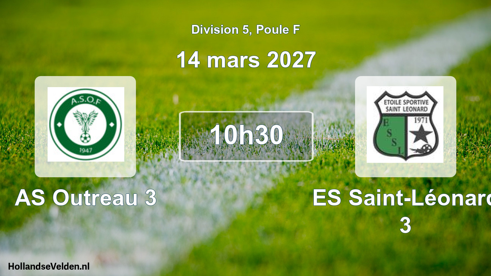 Scheduled Match: AS Outreau 3 - ES Saint-Léonard 3 (14 March 2027)