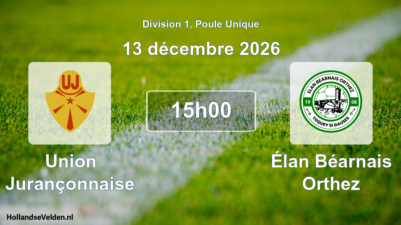 Scheduled Match: Union Jurançonnaise - Élan Béarnais Orthez (13 December 2026)