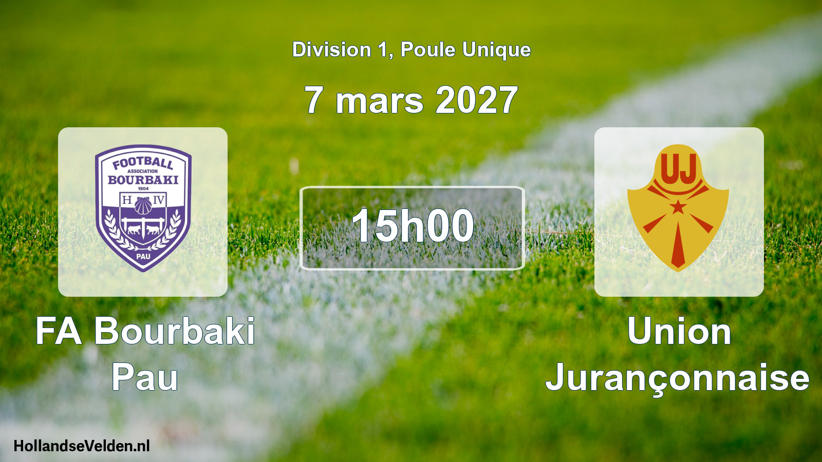 Scheduled Match: FA Bourbaki Pau - Union Jurançonnaise (7 March 2027)