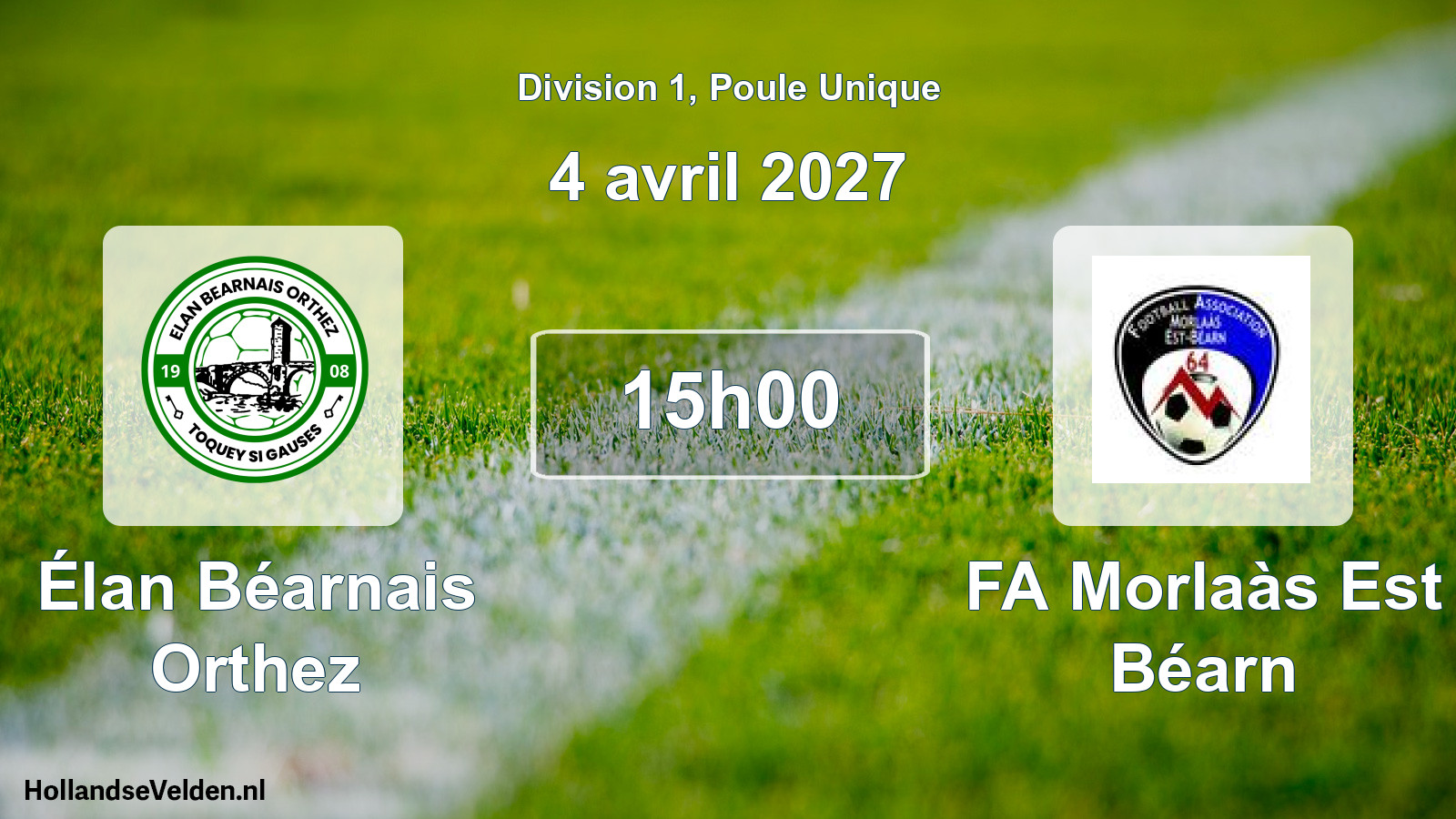 Scheduled Match: Élan Béarnais Orthez - FA Morlaàs Est Béarn (4 April 2027)