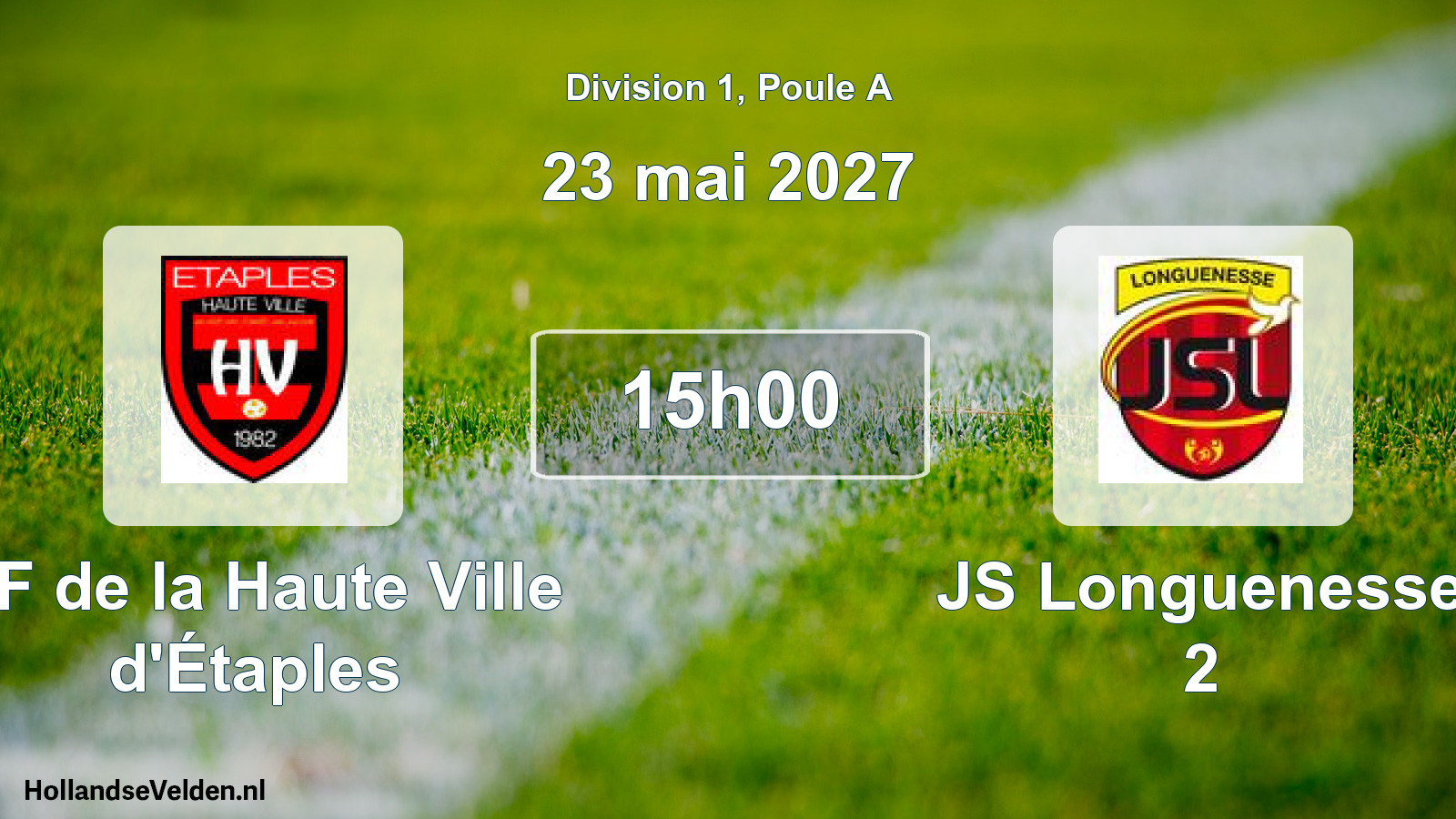 Scheduled Match: AF de la Haute Ville d'Étaples - JS Longuenesse 2 (23 May 2027)