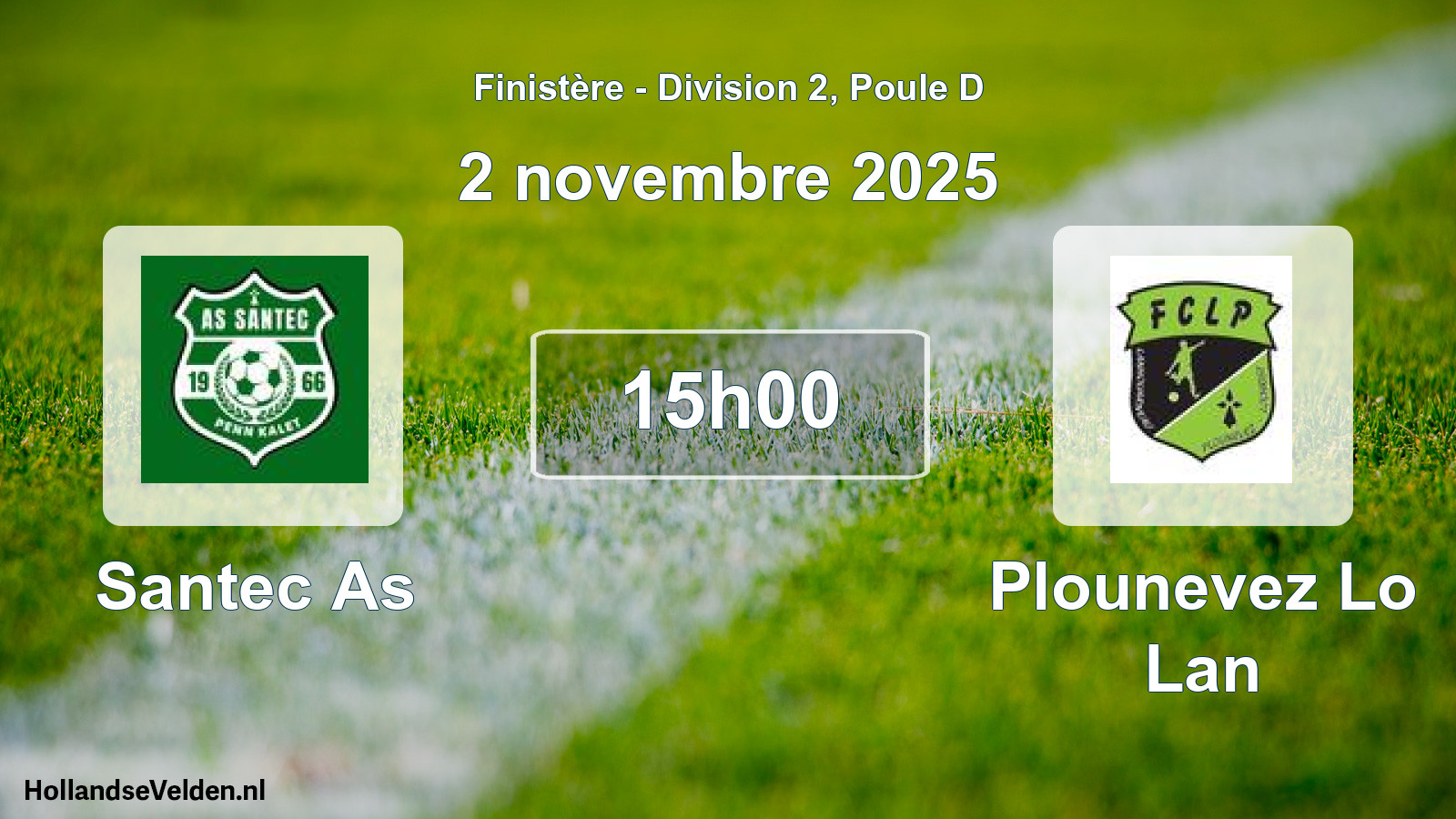 Scheduled Match: Santec As - Plounevez Lo Lan (2 November 2025)