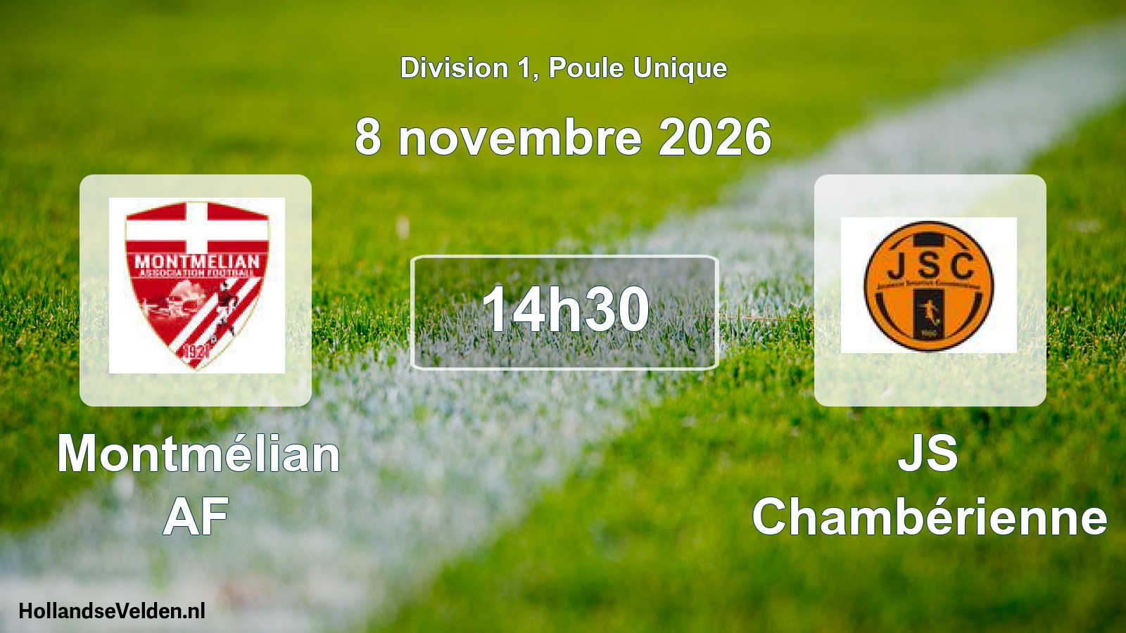 Geplande wedstrijd: Montmélian AF - JS Chambérienne (8 november 2026)