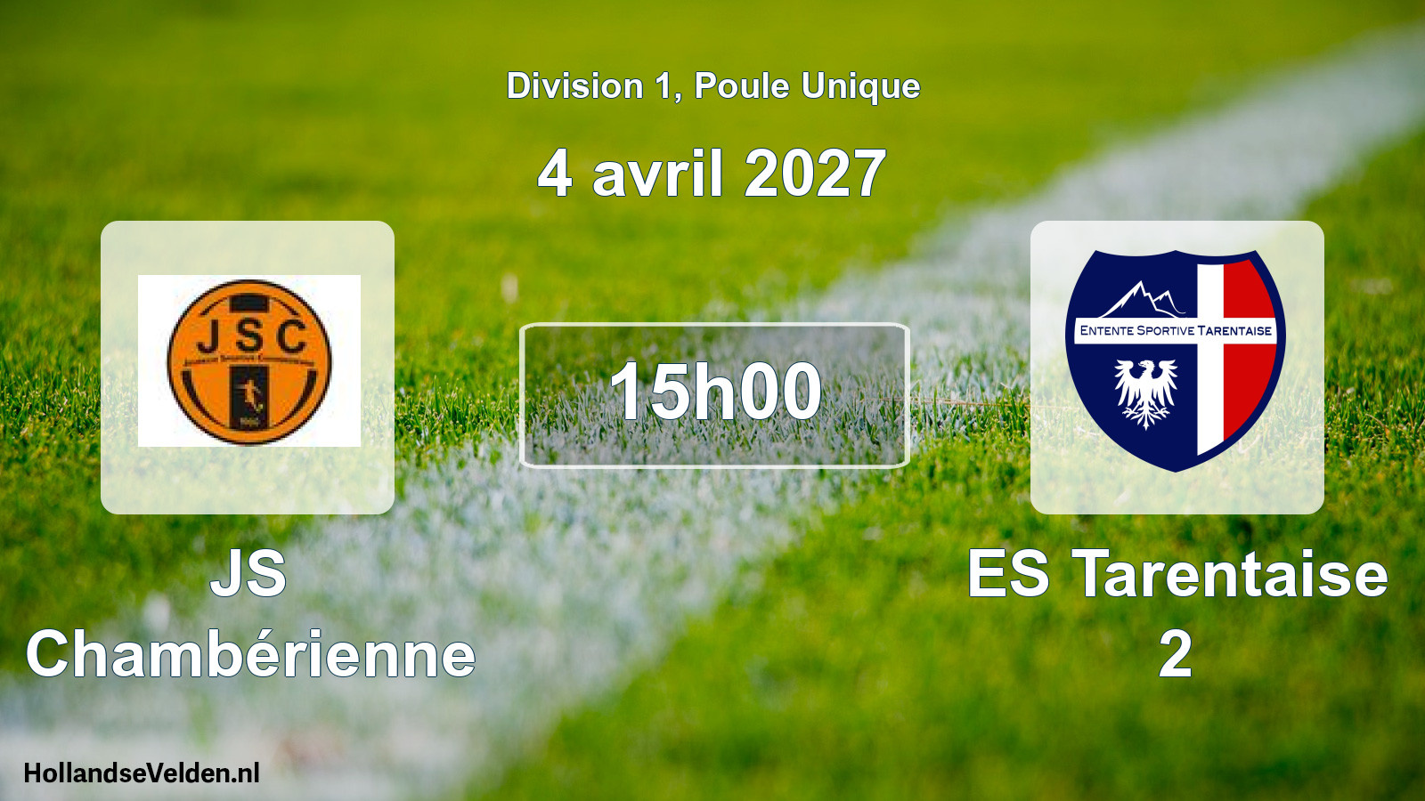 Scheduled Match: JS Chambérienne - ES Tarentaise 2 (4 April 2027)