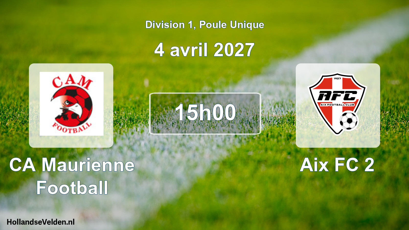 Scheduled Match: CA Maurienne Football - Aix FC 2 (4 April 2027)