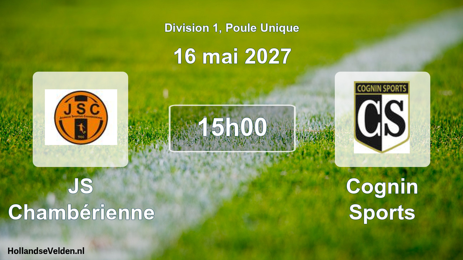Scheduled Match: JS Chambérienne - Cognin Sports (16 May 2027)