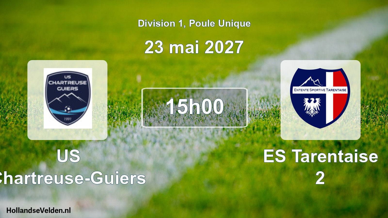 Match programmé: US Chartreuse-Guiers - ES Tarentaise 2 (23 mai 2027)