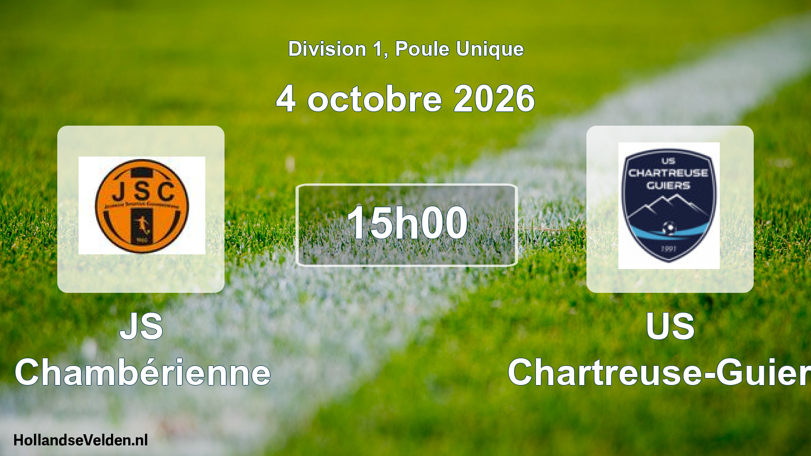 Scheduled Match: JS Chambérienne - US Chartreuse-Guiers (4 October 2026)